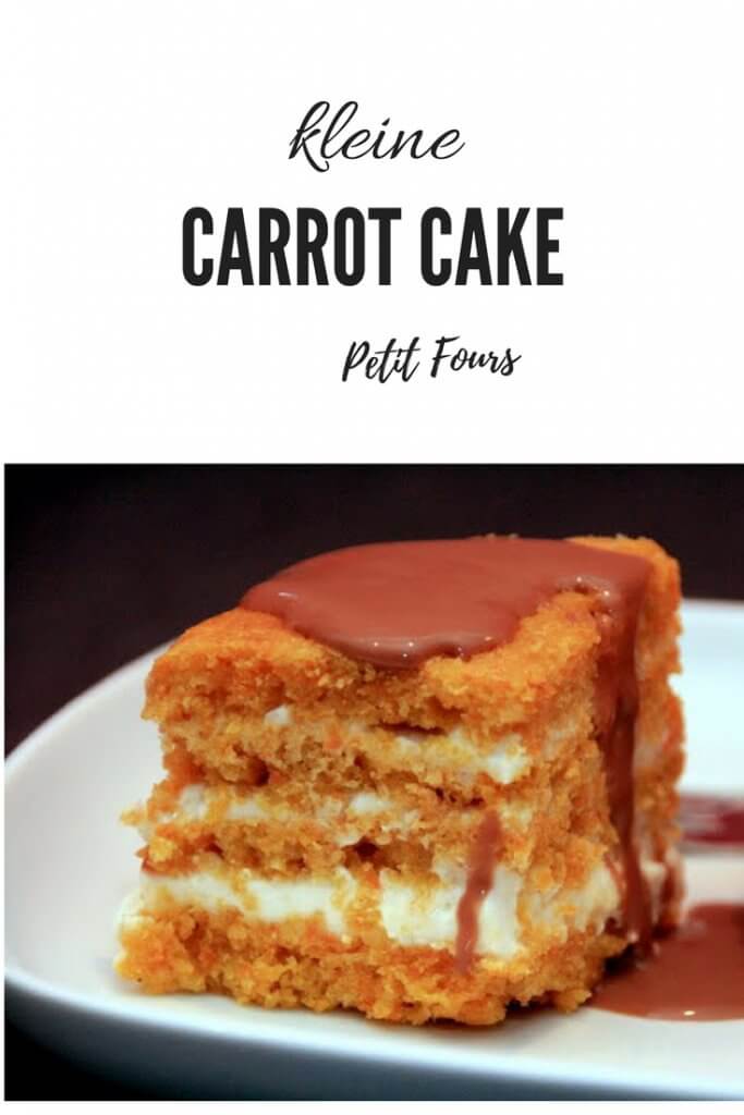 Carrotcake Petit Fours