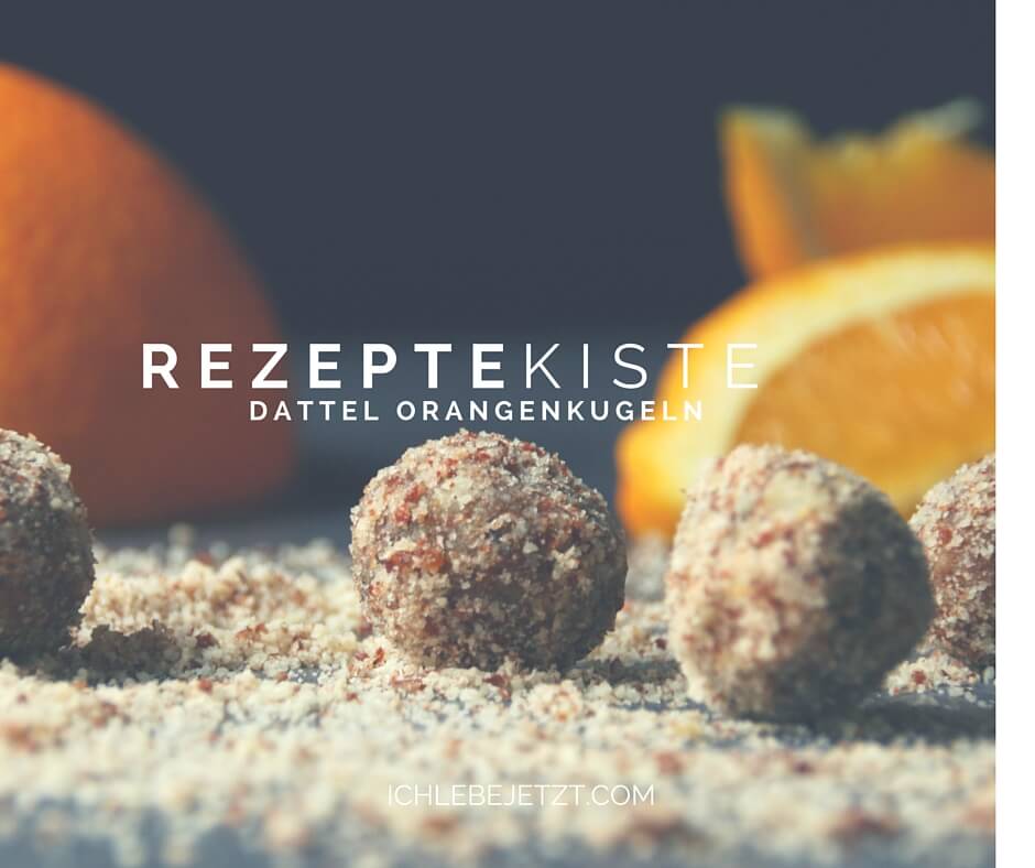 Dattel Orangenkugeln