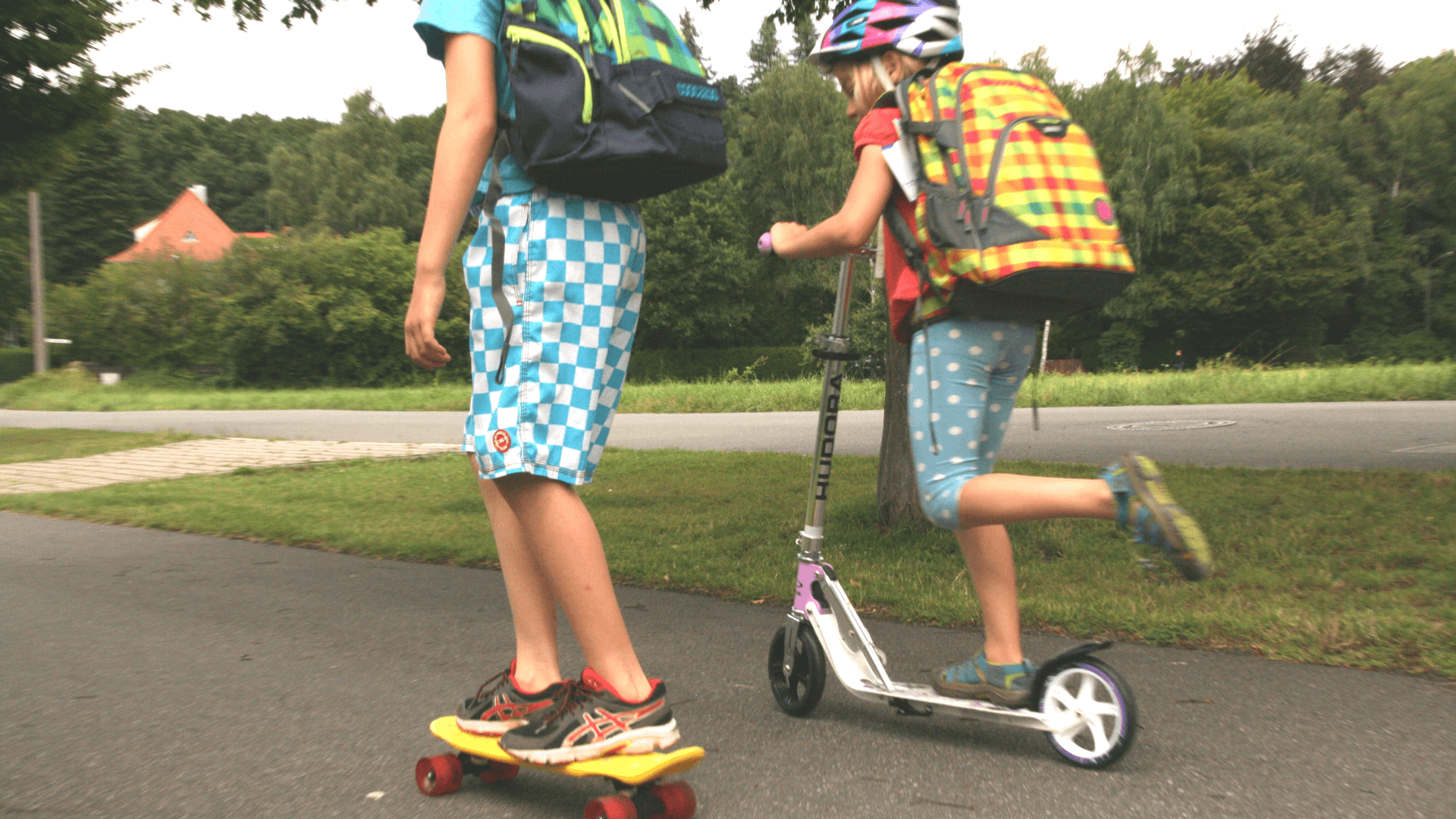 Der Schulweg der Ichlebejetzt Kinder