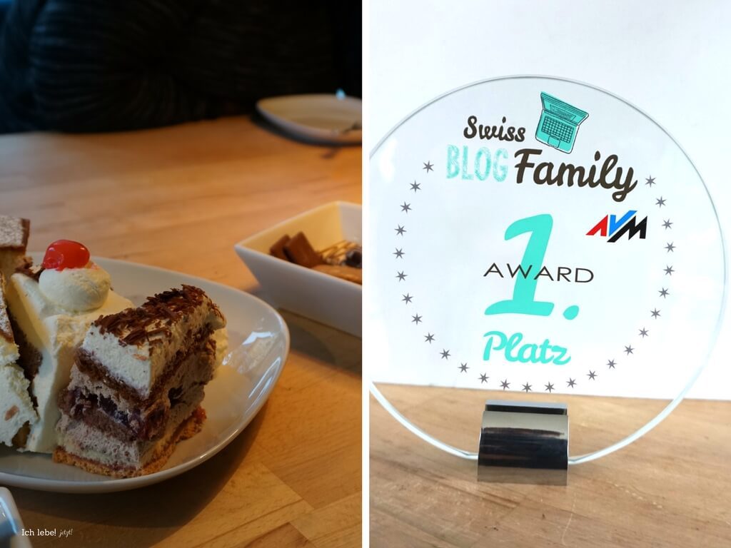Kaffee und Kuchen und der Swissblogfamily Award