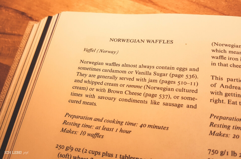 Rezept für norwegische Waffeln