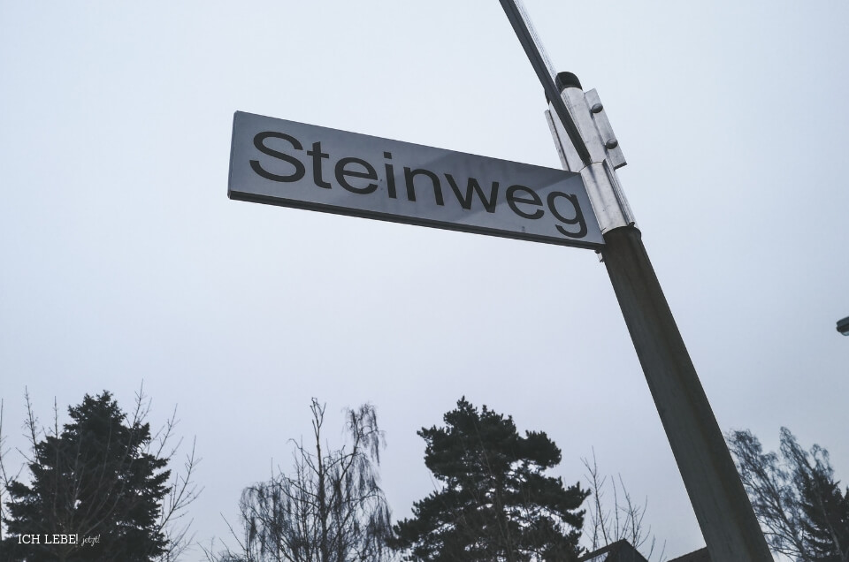 Straßenschild: Steinweg