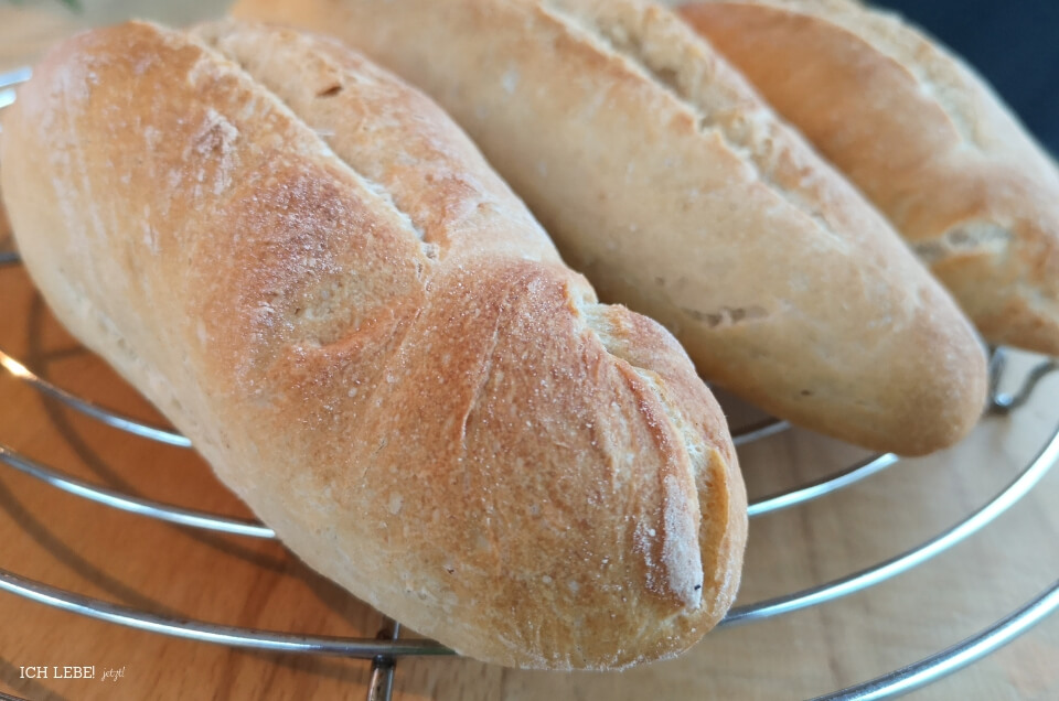 Fertige Baguette Stangen