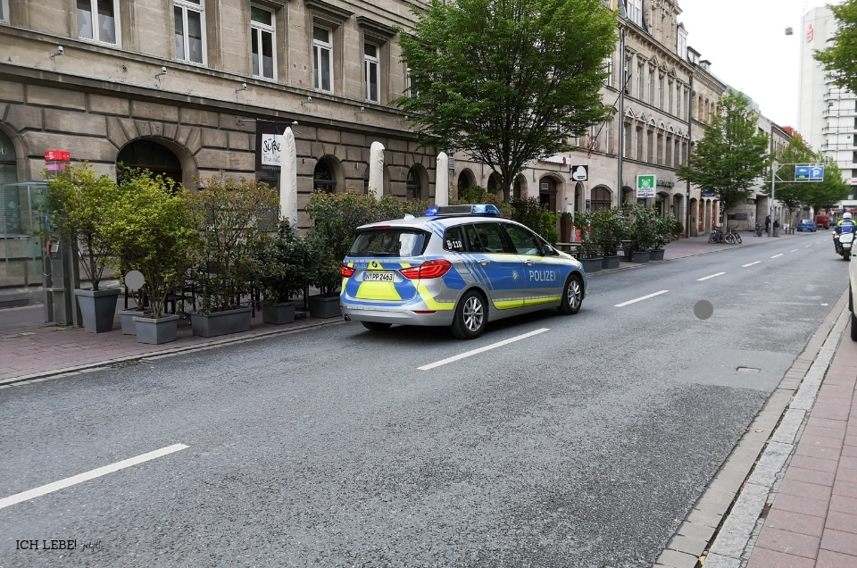 Polizei beim Fürthlauf