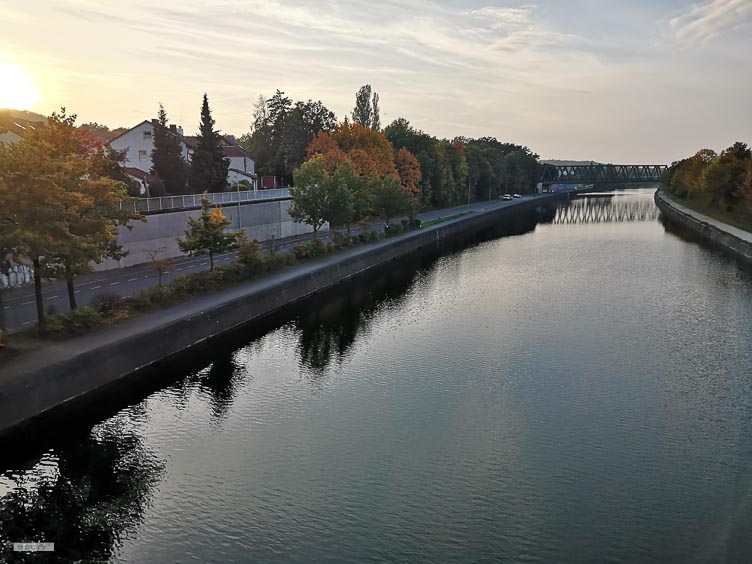 Main Donaukanal am Abend